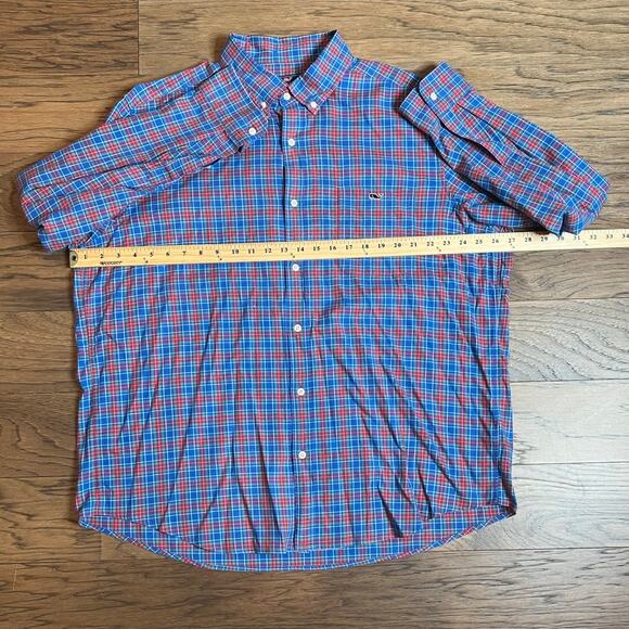Vineyard Vines Mens Button Down Long Sleeve Plaid Shirt - Picture 5 of 6